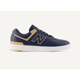 New Balance: Синие кроссовки 