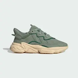 adidas: Зелёные кроссовки  Ozweego