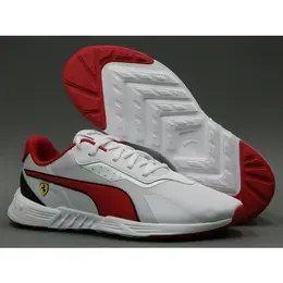 PUMA: Белые кроссовки  Ferrari
