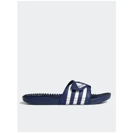 adidas: Синие шлёпанцы 