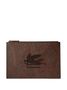 ETRO: Коричневый клатч 