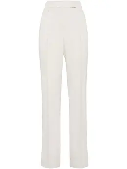 Brunello Cucinelli: Белые брюки 
