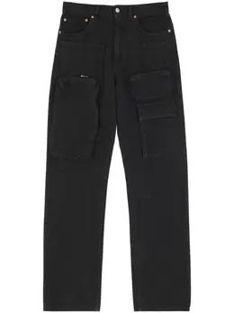 MM6 Maison Margiela: Чёрные джинсы 