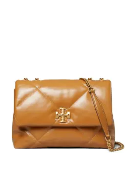 Tory Burch: Коричневая сумка  Kira