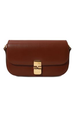 A.P.C.: Коричневая сумка  Grace
