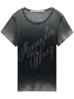 Alexander Wang: Хлопковая футболка 