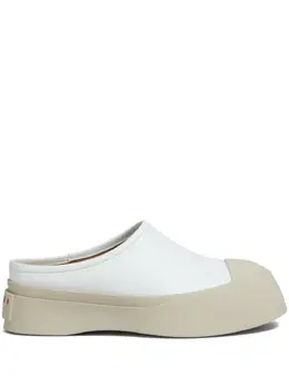 Marni: Белые сабо 
