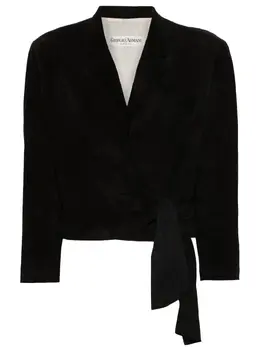 Giorgio Armani Pre-Owned: Замшевая куртка 