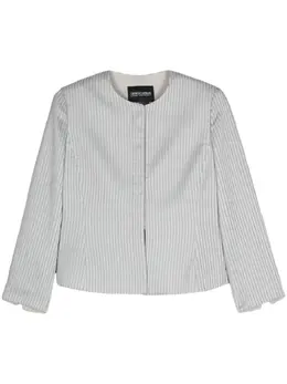 Giorgio Armani Pre-Owned: Куртка в полоску 