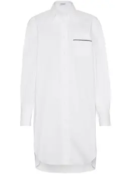 Brunello Cucinelli: Рубашка  Monili с длинным рукавом