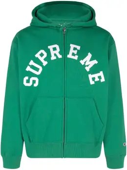 Supreme: Зелёная толстовка  Champion