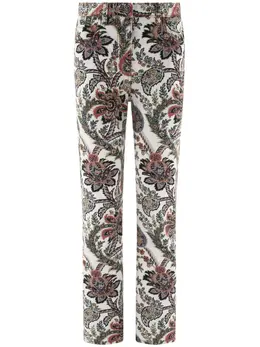 ETRO: Джинсы с принтом 