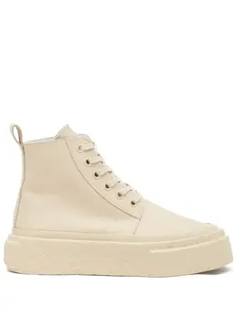 MM6 Maison Margiela: Бежевые кроссовки 