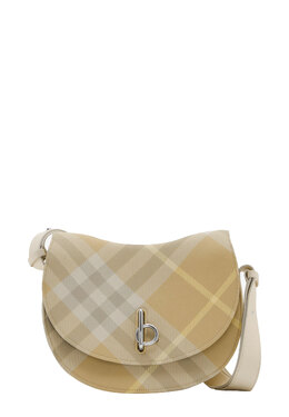 BURBERRY: Бежевая сумка 