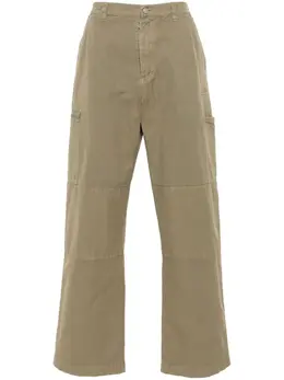 MM6 Maison Margiela: Брюки цвета хаки 
