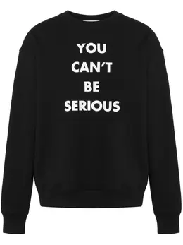 Moschino: Свитшот с принтом 
