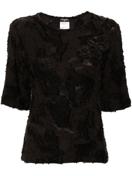 CHANEL Pre-Owned: Жаккардовая блуза 