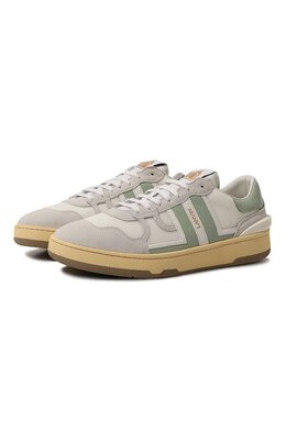 Lanvin: Белые кеды  Clay