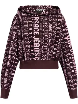 Versace Jeans Couture: Фиолетовая толстовка 