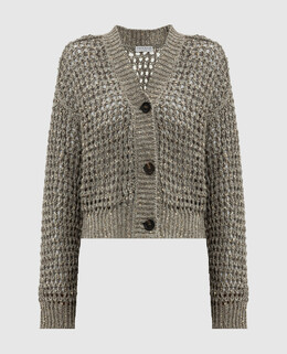 Brunello Cucinelli: Серый кардиган 
