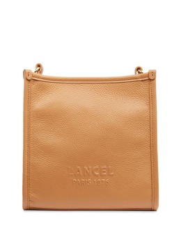 Lancel: Коричневая сумка через плечо 