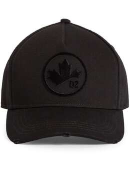 Dsquared2: Чёрная кепка  Maple Leaf