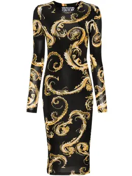 Versace Jeans Couture: Платье с принтом 