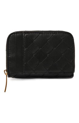 Bottega Veneta: Чёрный кошелёк 