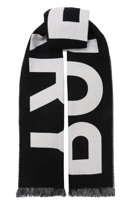 Burberry: Чёрный шарф 
