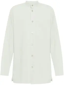 Homme Plissé Issey Miyake: Рубашка с кокеткой 