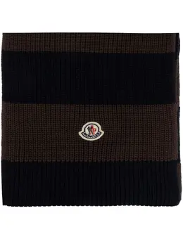 Moncler: Шарф в полоску 