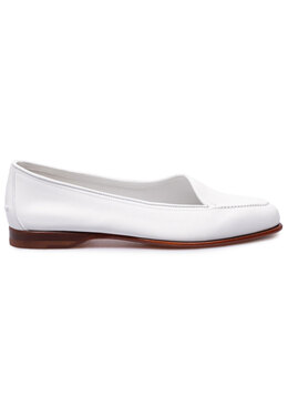 SANTONI: Белые балетки 