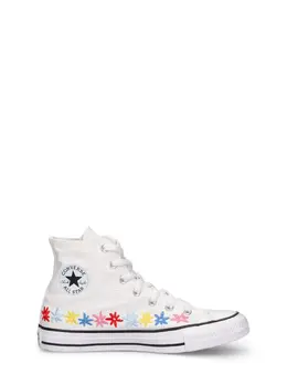 CONVERSE: Белые кроссовки 