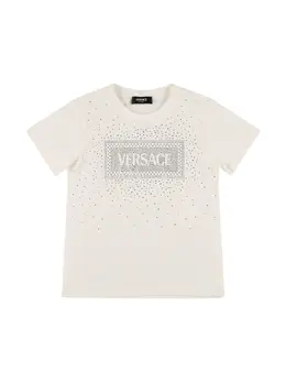 VERSACE: Хлопковая футболка 