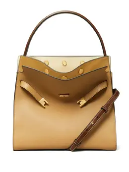 Tory Burch: Бежевая сумка-шоппер  Lee Radziwill