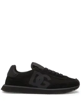 Dolce & Gabbana: Чёрные кроссовки  DG