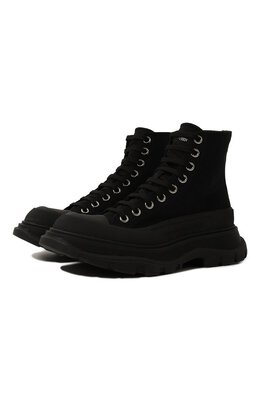 Alexander McQueen: Чёрные ботинки  Tread Slick