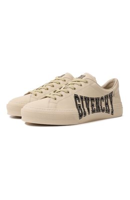 Givenchy: Серебристые кеды  City