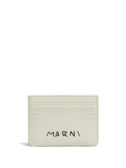 Marni: Белый картхолдер 