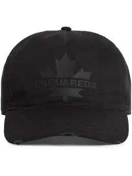 Dsquared2: Чёрная кепка  Maple Leaf