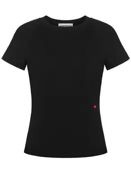 Moschino: Хлопковая футболка 