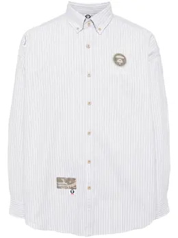 AAPE BY *A BATHING APE®: Рубашка в полоску 
