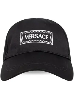 Versace: Чёрная кепка 