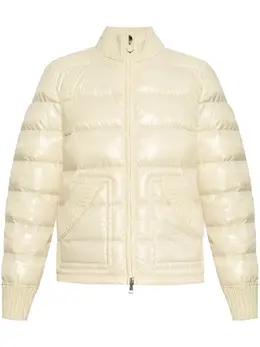 Moncler: Белая куртка 