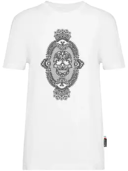 Philipp Plein: Футболка  Skull с принтом