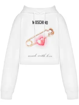 Moschino: Толстовка с принтом 