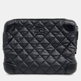 Chanel: Чёрный клатч 