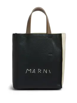 Marni: Чёрная сумка-шоппер 