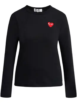 Comme Des Garcons Play: Футболка  Heart с принтом
