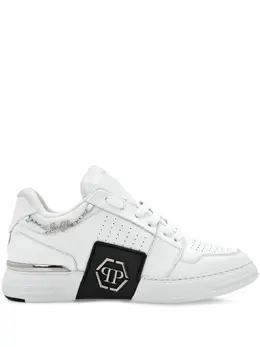 Philipp Plein: Белые кроссовки 